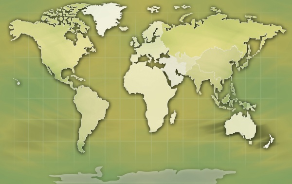 ilustracion del mapa del mundo