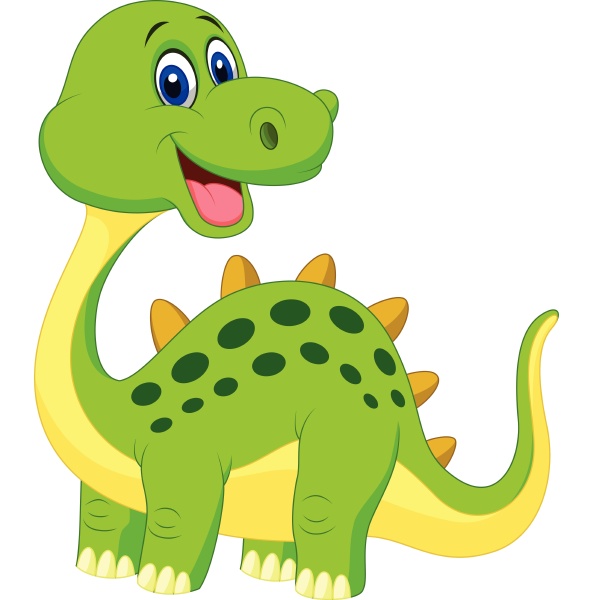 Lindo dinosaurio dibujos animados - Stockphoto #27946155 | Agencia de stock  PantherMedia
