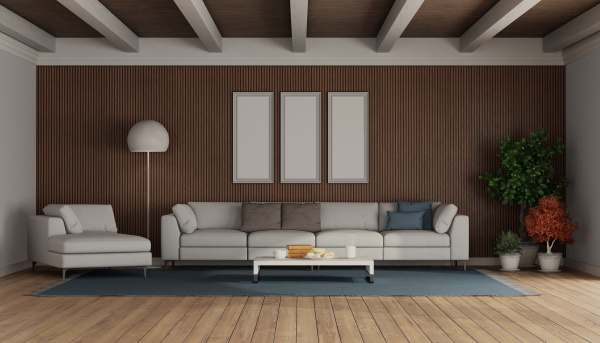 sala de estar con sofa moderno
