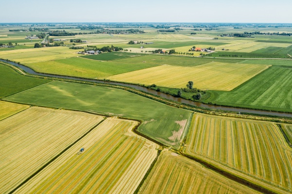 vista aerea de las tierras de