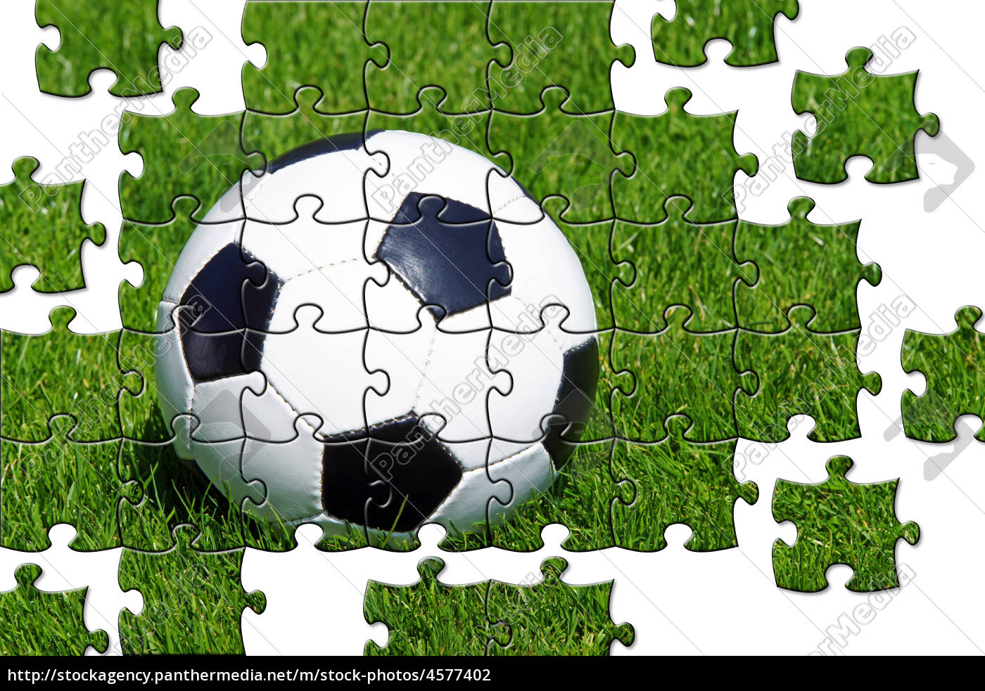 fútbol puzzle - Stockphoto #4577402