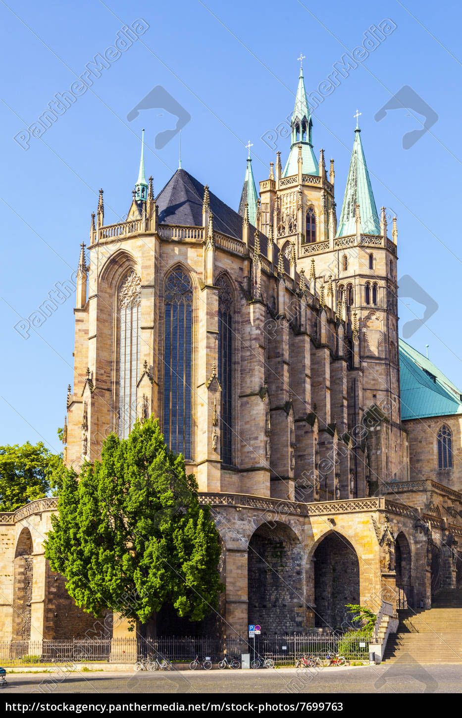 Colina De Dom De Erfurt Alemania Foto De Archivo 7699763 Agencia De Stock Panthermedia