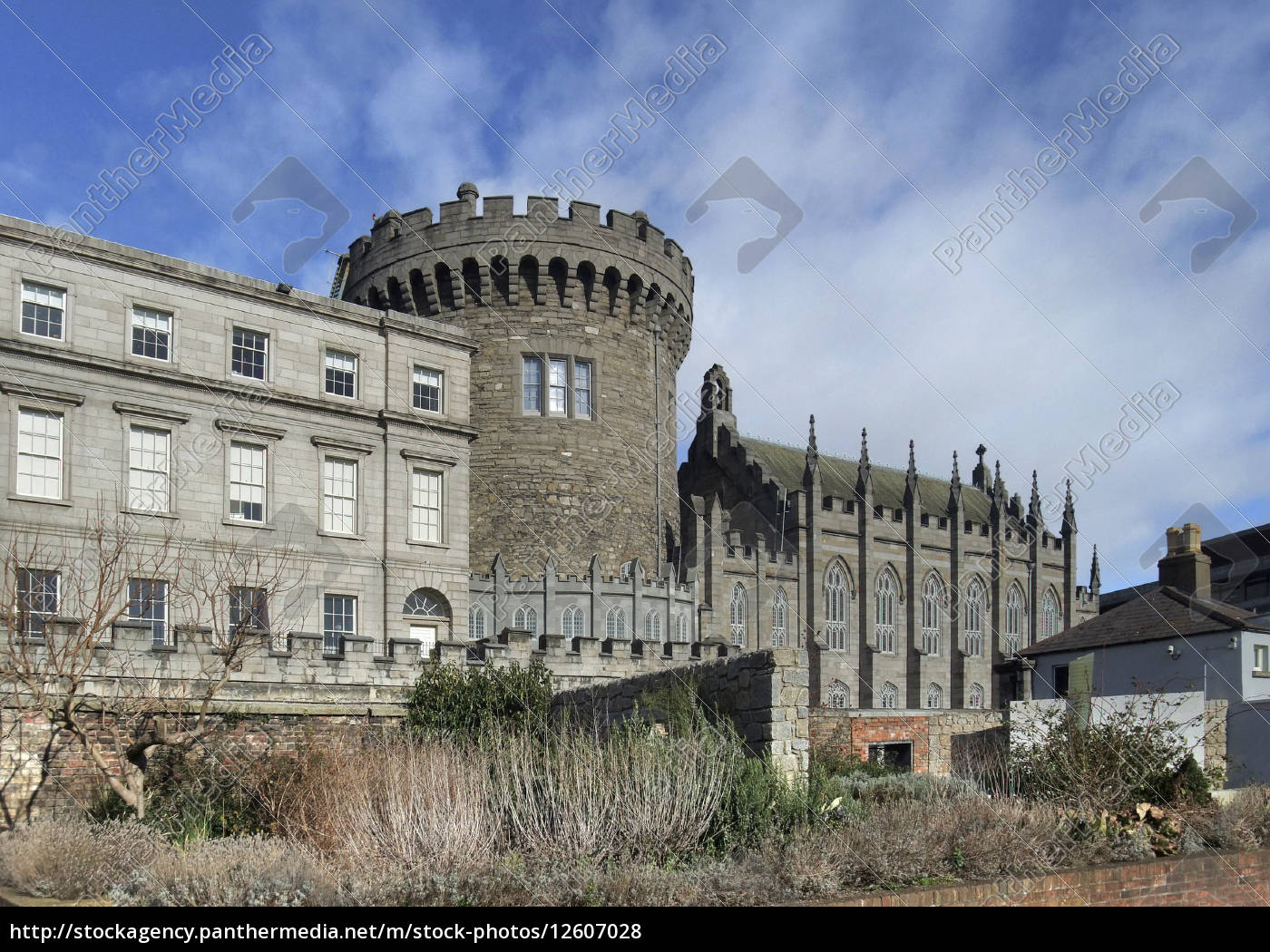 Castillo De Dublin Stockphoto Agencia De Stock Panthermedia