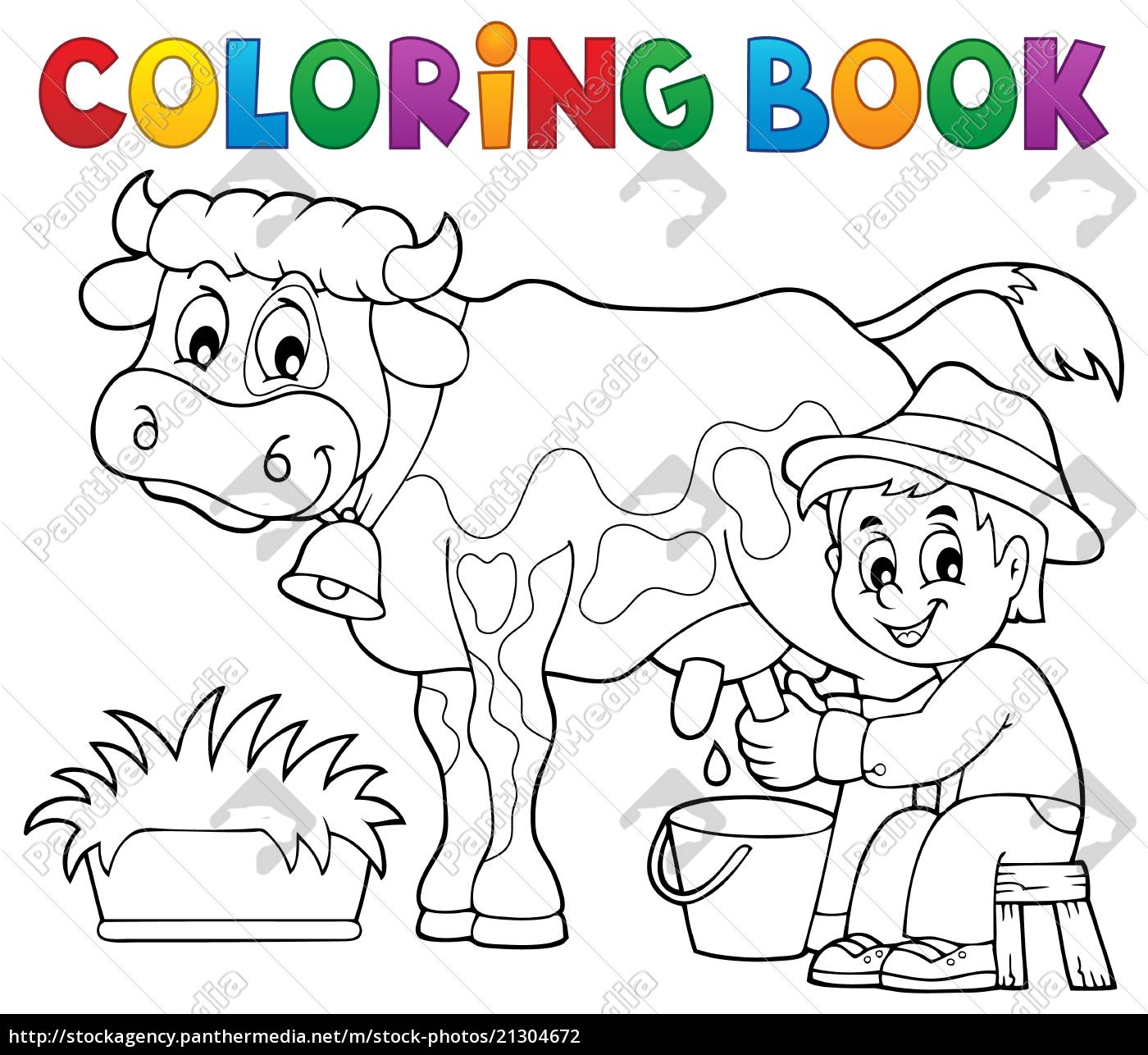 agricultor para colorear