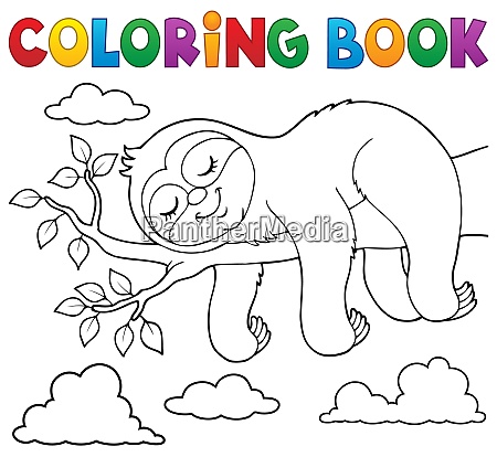 Perezosos Paginas Para Colorear: Perezoso Libro para Colorear