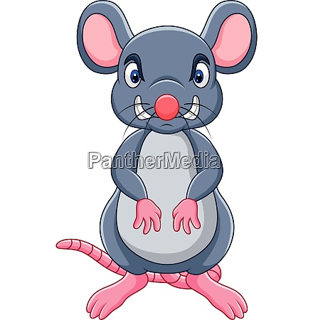 Ratón enojado de dibujos animados - Foto de archivo #27981379 | Agencia de  stock PantherMedia